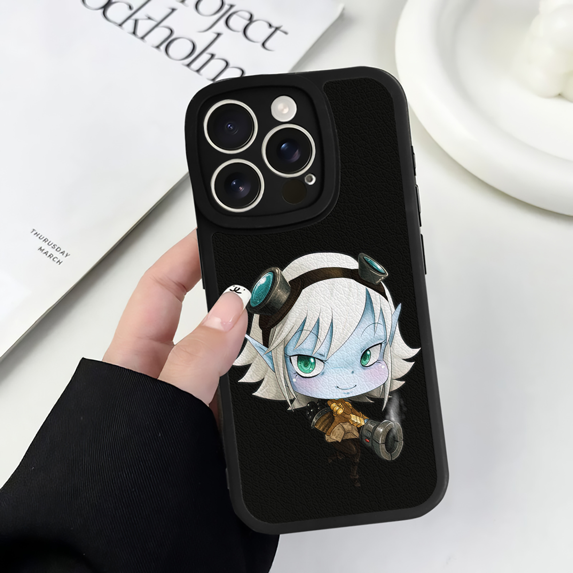 リーグ・オブ・レジェンド League of Legends LOL 【iPhone 16シリーズ対応】シリコンスマホケース（レザー調） 材質：シリコン